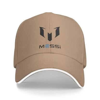 Custom Black Messis 10 Football Soccer Baseball Cap Hip Hop Men Women's
