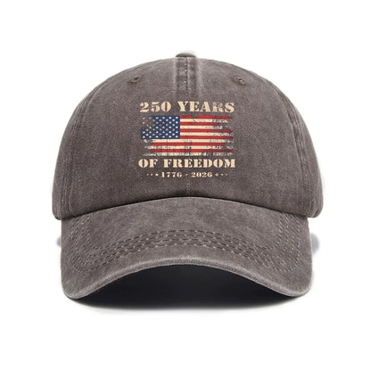 US 250th Anniversary Cap Washed Print Cap