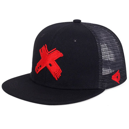 New Unisex Simple Letter X Embroidery Hip-hop Hats Spring Autumn Outdoor