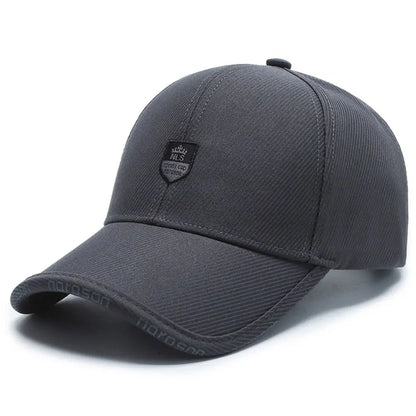 Retro Cotton Baseball Cap Adjustable Classic Peaked Cap