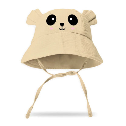 Cute Baby Bear Hat For Boys And Girls Breathable Beach Hat