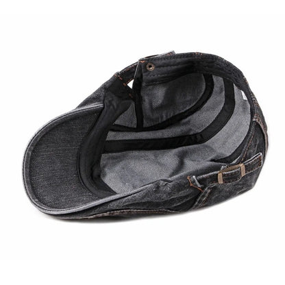 Denim Material Denim Newsboy Cap