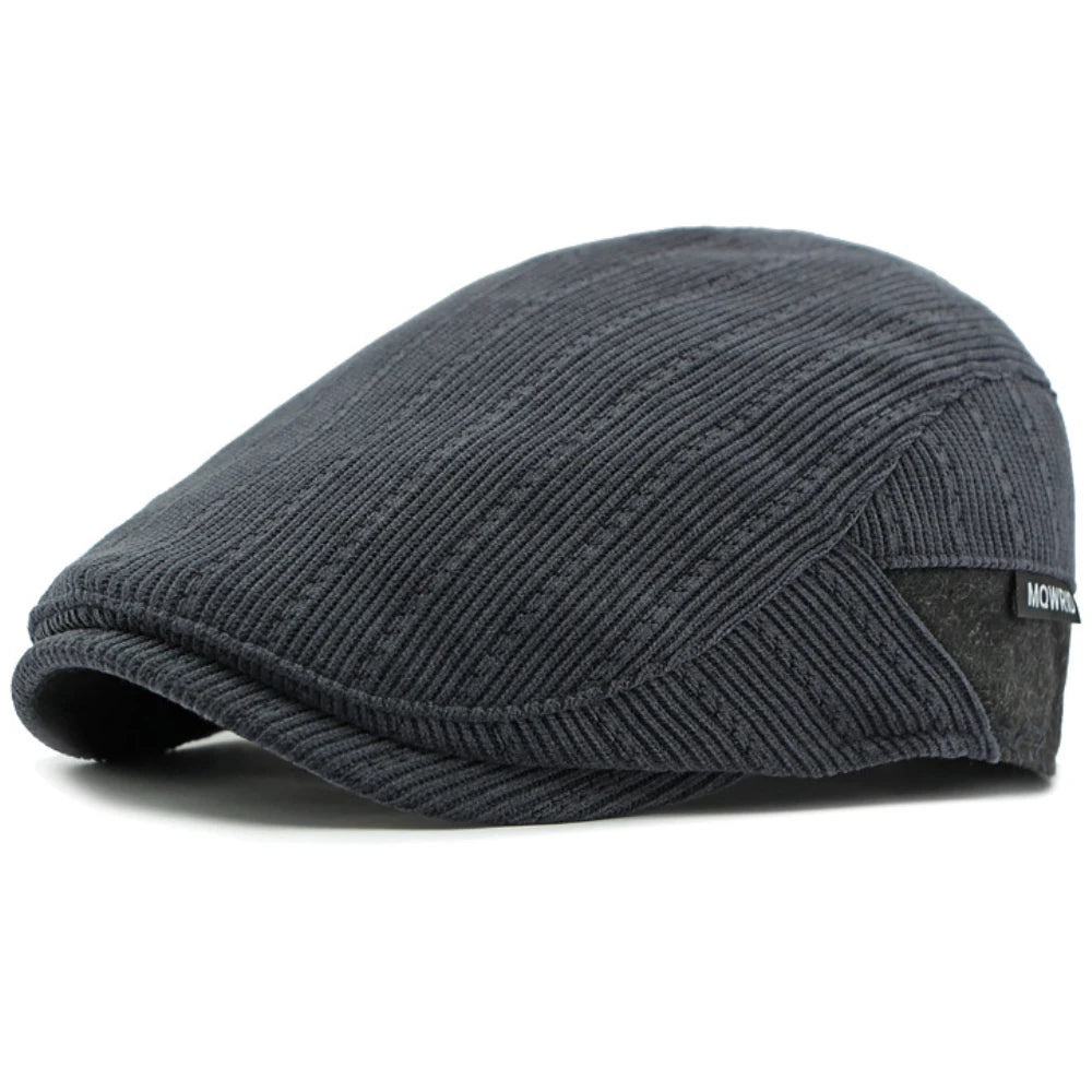 Berets Autumn Winter Hat Caps For Men Women Fleece Lined Corduroy Beret Hat