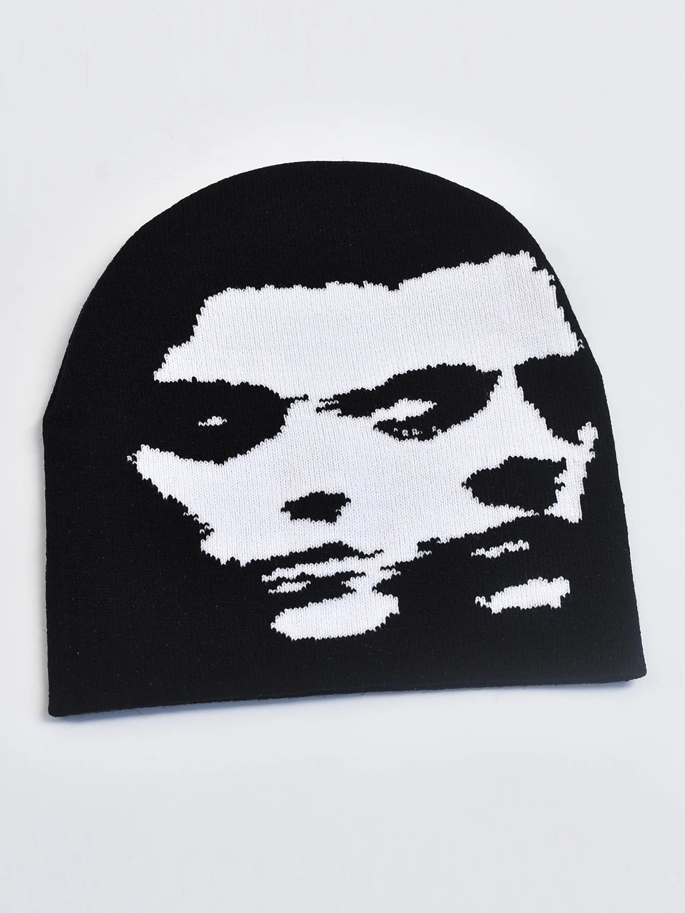 Men Women Fashion Pullover Cap Y2k Goth Warm Beanie Hats