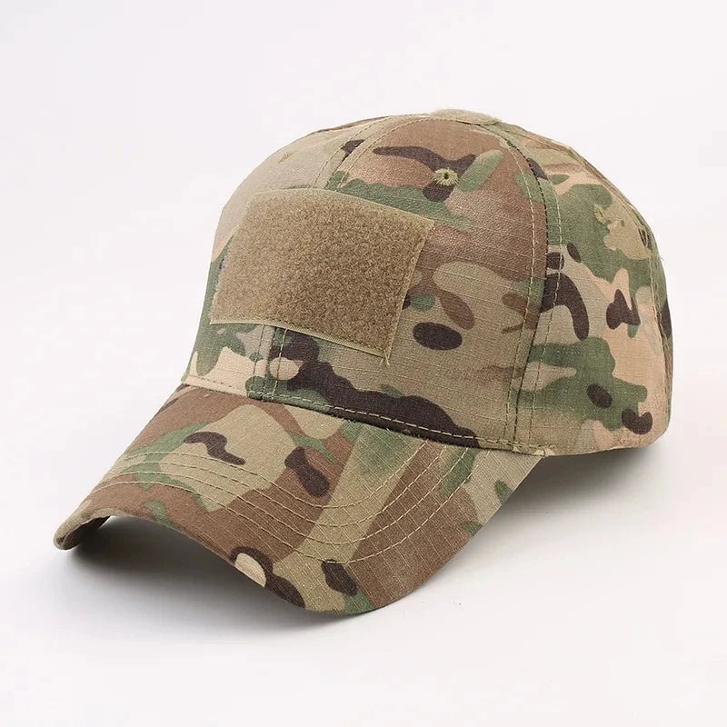 Men Baseball Cap Camouflage Sports Cap Adjustable Hats For Hunting Fishing