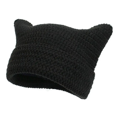 Casual Cute Cat Ears Japanese Beanie Hat