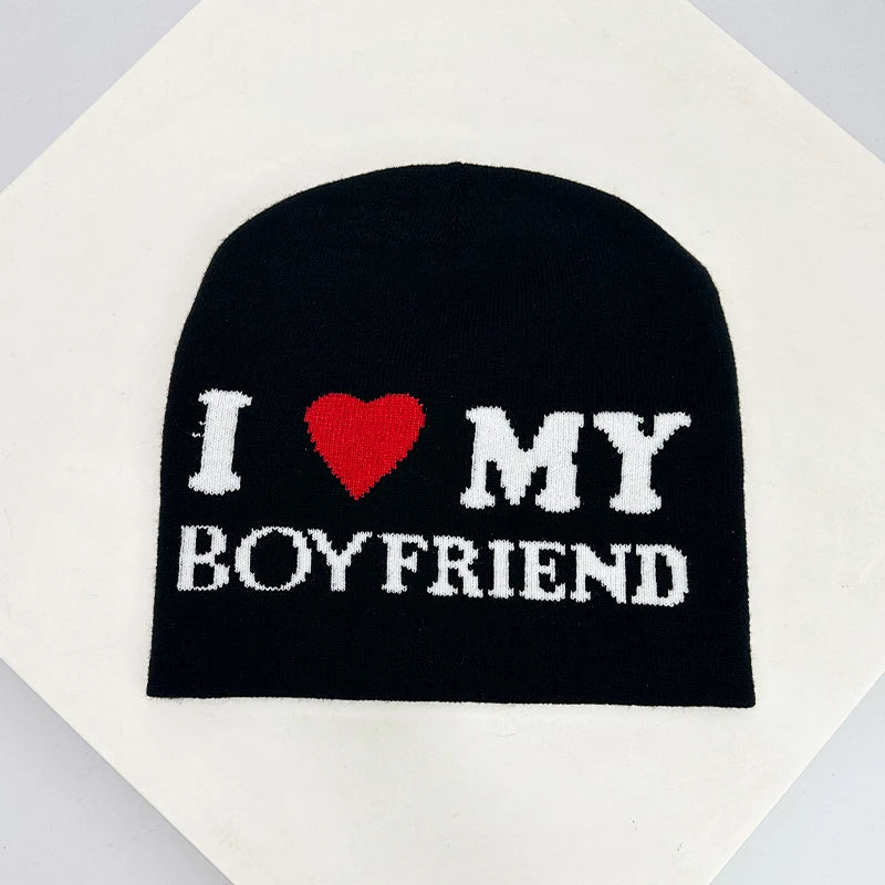 New Unisex Design Sense Love Letter Knitted Hats