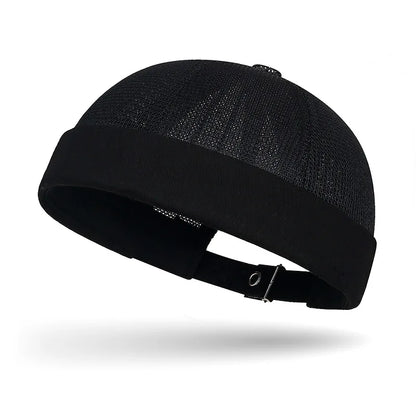 Summer Brimless Melon Skin Hat Adjustable