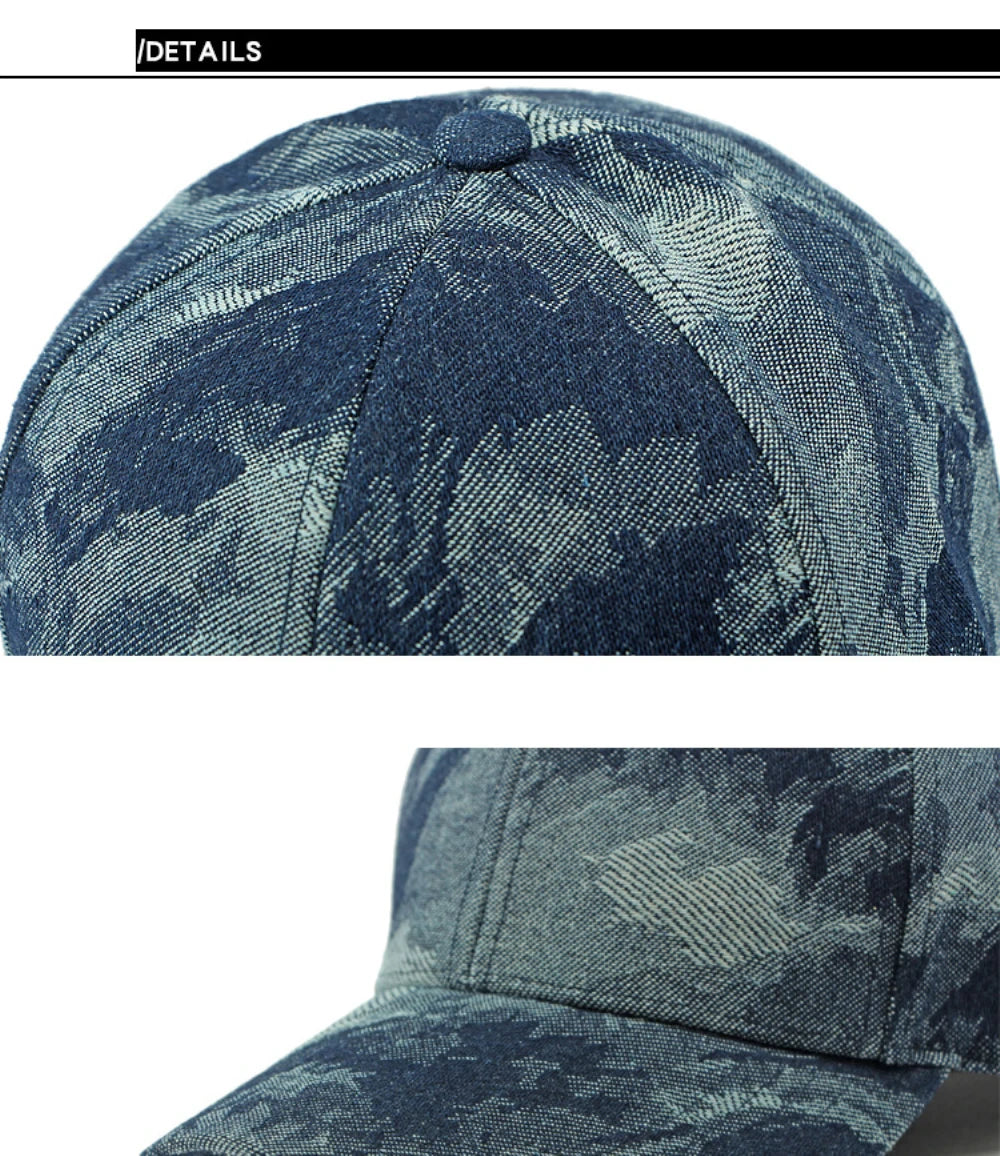 Baseball Cap New Spring Autumn Denim Caps For Men Women Outdoor