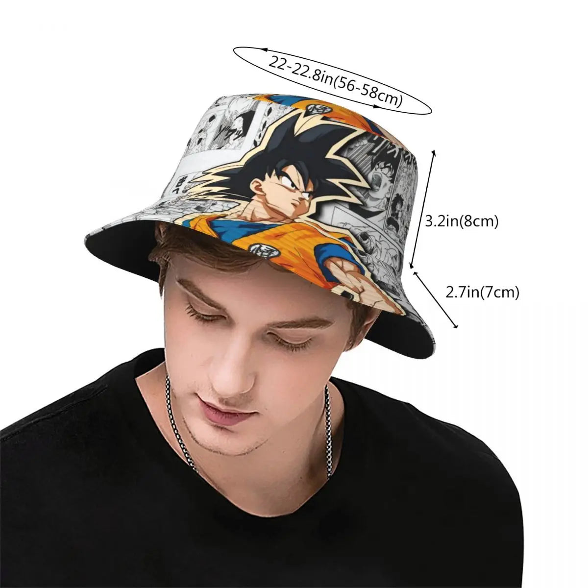 Unisex Bucket Hats Dragon Ball Kakarot DBZ Manga Spring Picnic Headwear