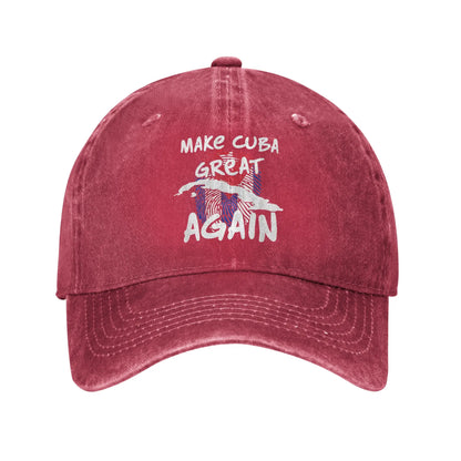 Make Cuba Great Again Sun Baseball Cap  Women Men