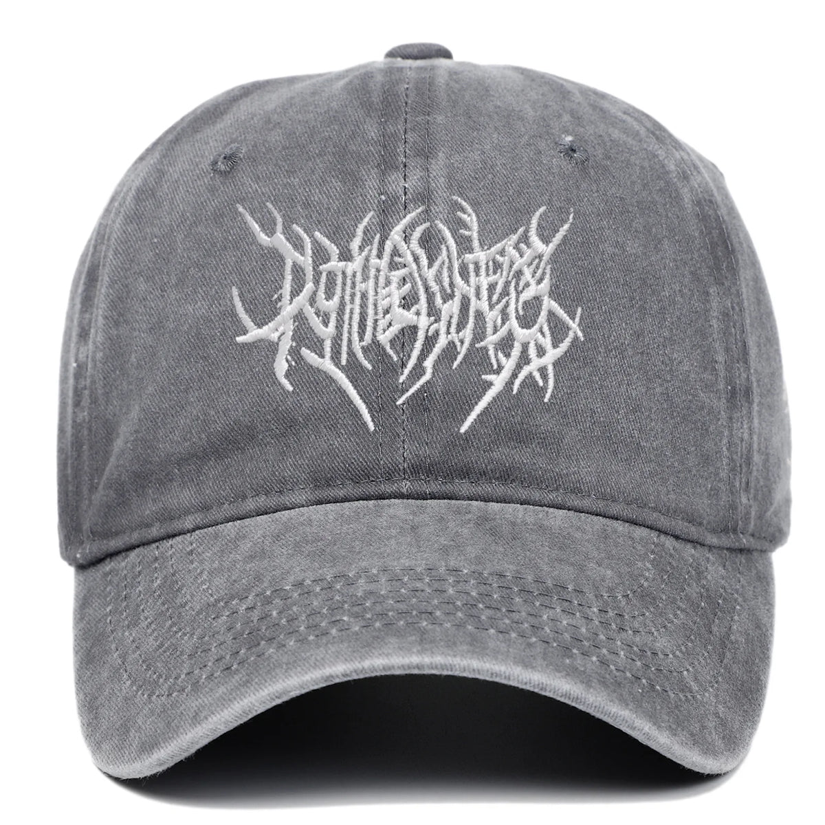 Vintage Washed Punk Hip Hop Baseball Cap Embroidered Dad Hat Vintage Classic Style