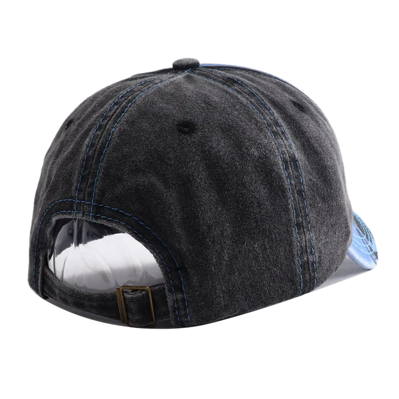New Unisex Washed Cotton Snapback Hat