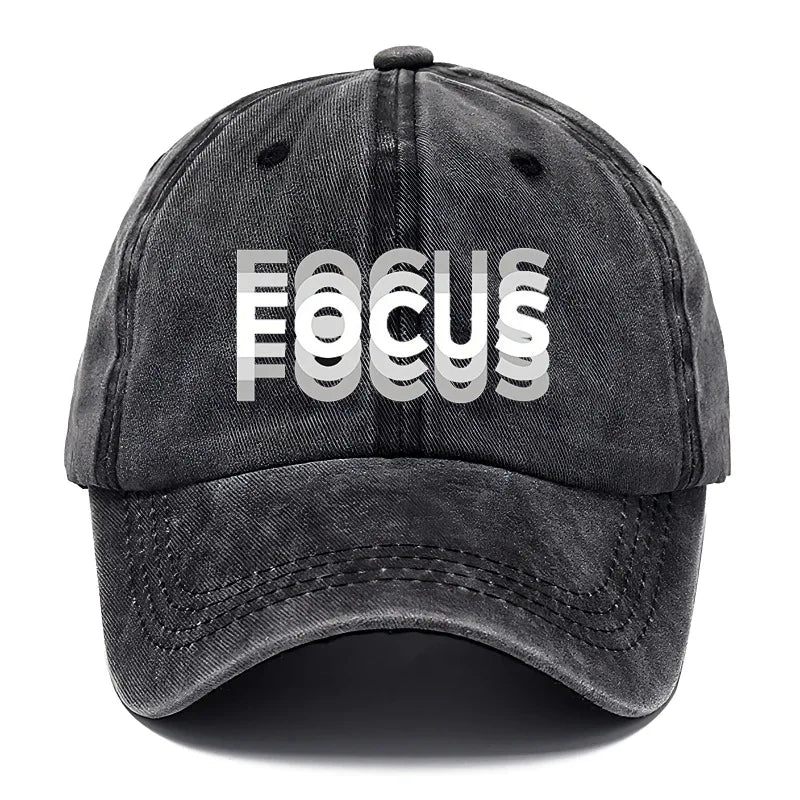 Washed Baseball Cap Print Adjustable Hat