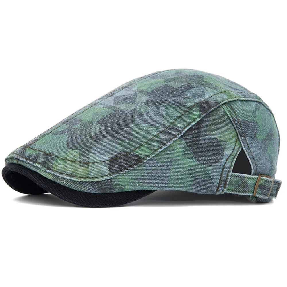 Vintage Artist Painter Beret Hat 100% Cotton Ivy Flat Cap