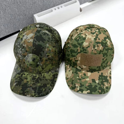 Multitone Netherlands Flecktran Camouflage Baseball Cap Man Outdoor Hat Green