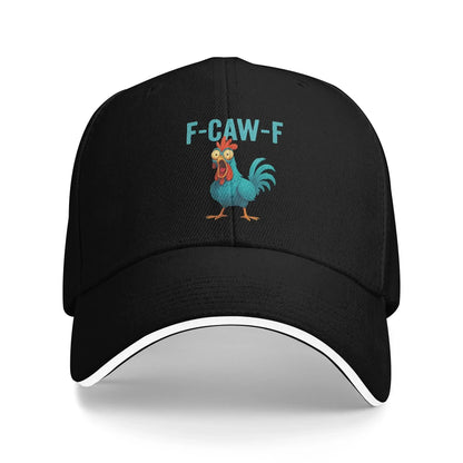 Funny F CAW F Crow Trucker Hat Trendy Adjustable Sports & Outdoor Cap Fits Most Head Sizes Trendy Trucker Hat