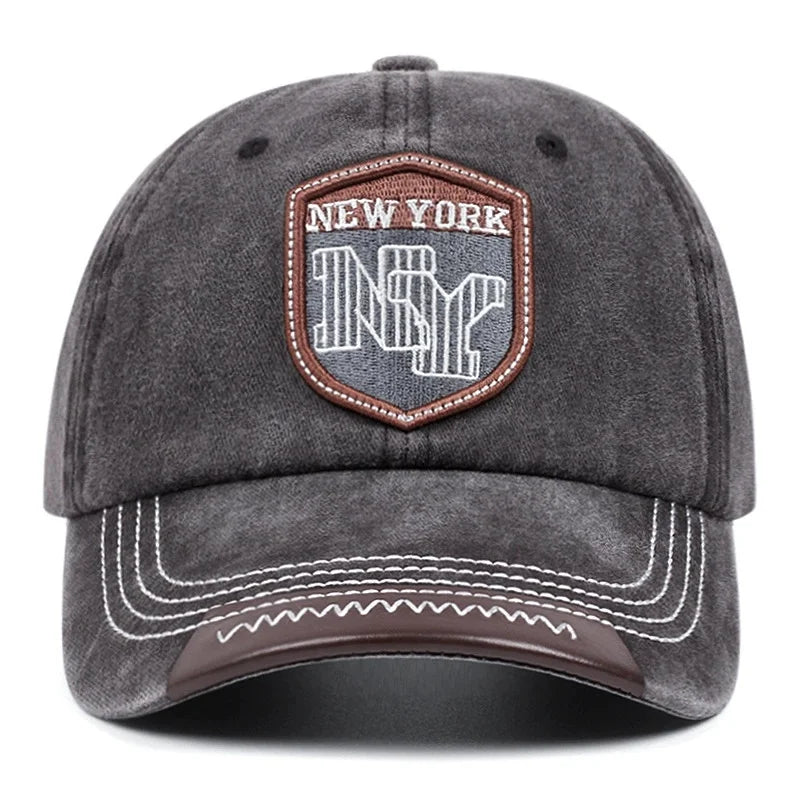 Unisex Adjustable NY Embroidery Baseball Cap All Seasons