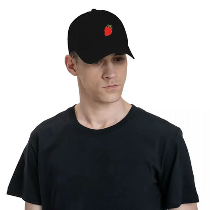 Strawberry Baseball Cap Rugby Sun Cap Beach Hat Women Men