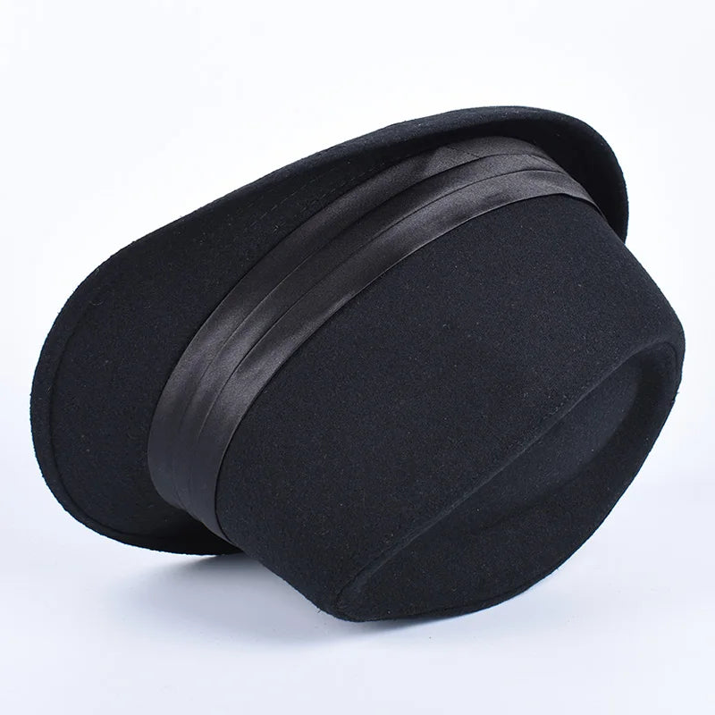 Classic Fedora Men's Hats 2026 Casual Short Sleeve Trilby Top Hat