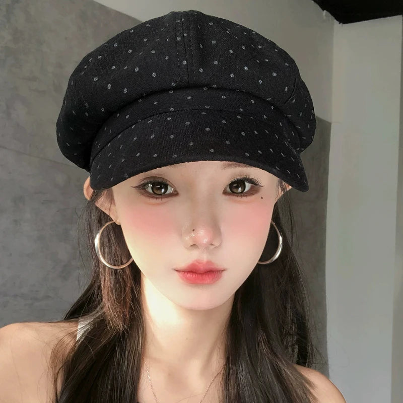 Streetwear Sunscreen Versatile Literary Newsboy Hats