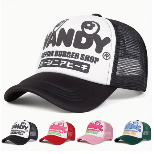 Vandy Japanese Printed Men's Mesh Cap Baseball Cap  Hip-Hop Cap Women's