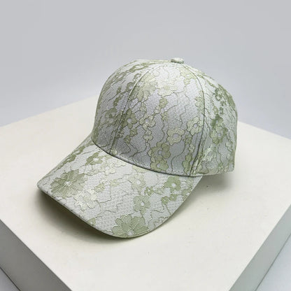 New Women Korean Lace Flower Baseball Hats