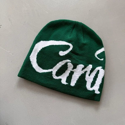 White Carat 2025 Winter Warm Caps Y2K Beanies Hats