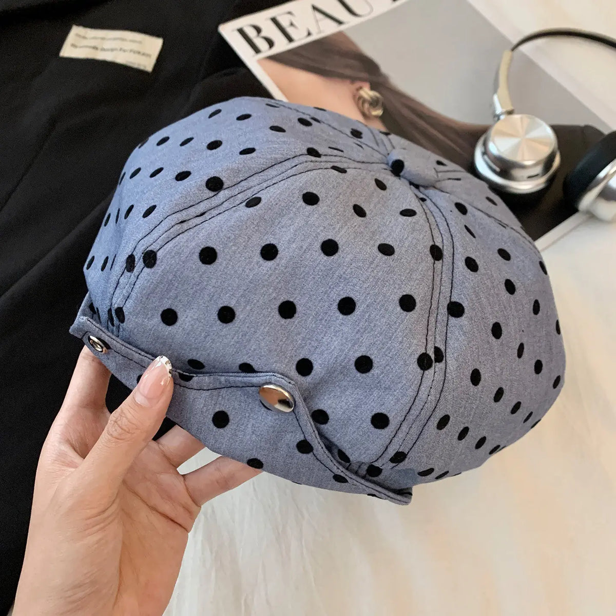 Women Spring Summer Soft-Brimmed Cloud Painter Hat