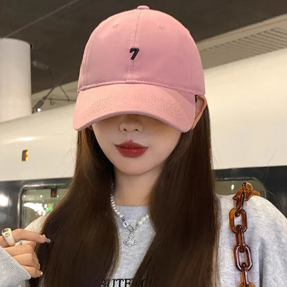 Number Embroidery Baseball Caps for Men Women