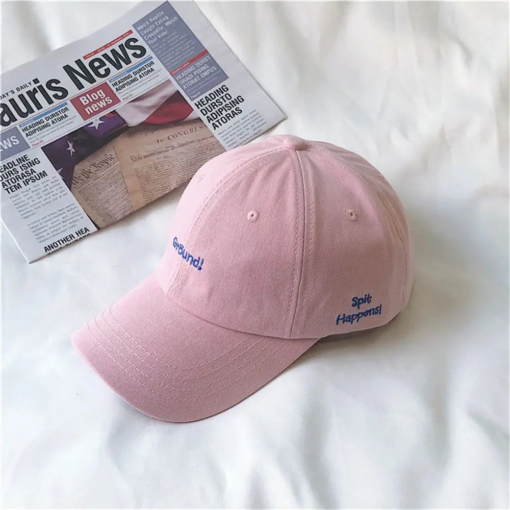 Korean New Fashion Letter Embroidery Baseball Cap