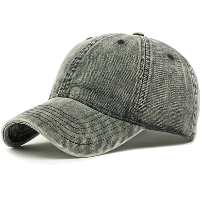 Baseball Cap Men Women Washed Cotton 6 Panels Baseball Hat