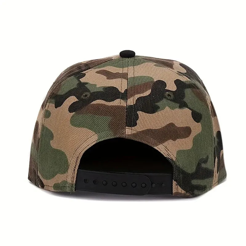 Unisex Light Plate Camouflage Hip-Hop Hats Spring Autumn Outdoor
