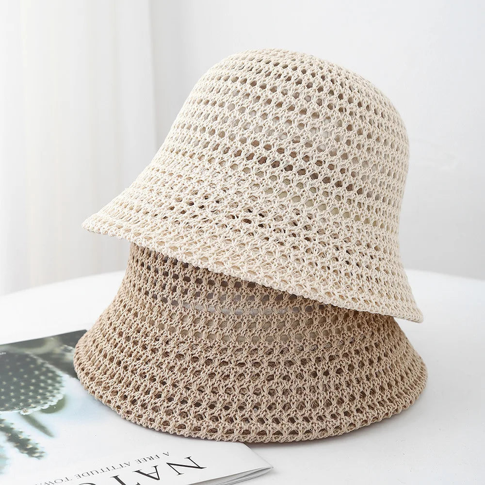 Women Foldable Sun Hat Breathable Beach Cap