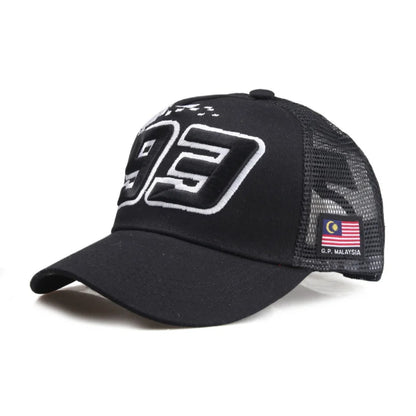 93 racing cap Motorcycle Hat Men's and Women's
