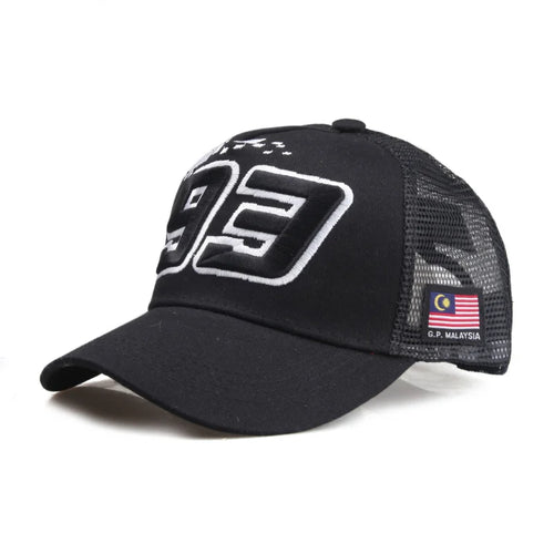 93 racing cap Motorcycle Hat Men's and Women's