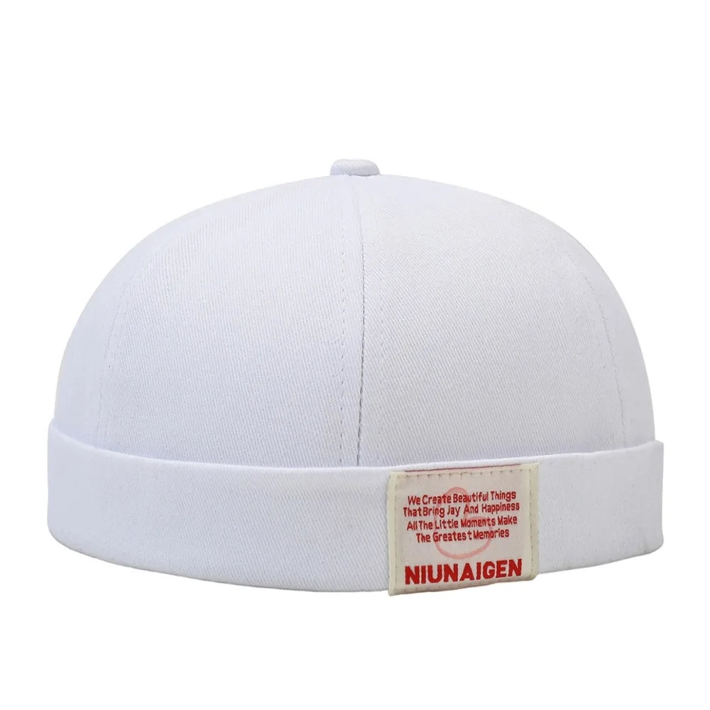 Fashion Hip Hop Beanie Street Hat Letter Embroidery Adjustable