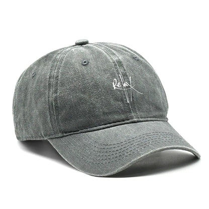 Relax Print Snapback Baseball Caps Mesh Hat