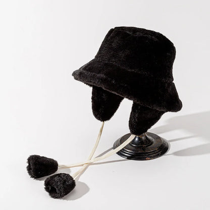 Bomber Winter Warm Bucket Hat Hats For Women Golf Cap
