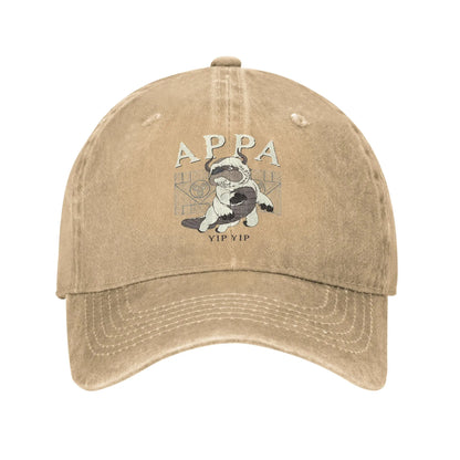 Avatar- The Last Airbender Appa Yip Yip Big Chest Logo Casual Baseball Cap