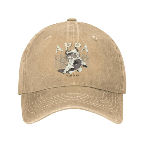Avatar- The Last Airbender Appa Yip Yip Big Chest Logo Casual Baseball Cap