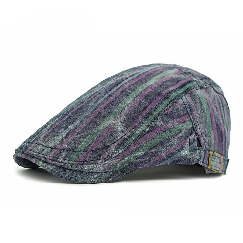 Four Seasons Cotton Print Newsboy Caps