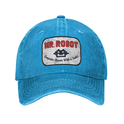 Mr. Robot Computer Repair Smile Baseball Cap