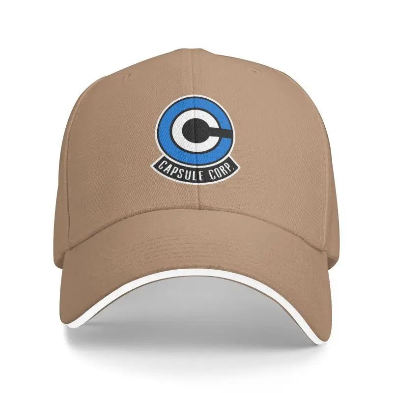 Capsule Corp Print Baseball Cap Daily Casual Sandwich Cap