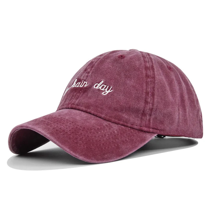 Bad Hair Day Embroidered Duckbill Hats Beach Sun Hat