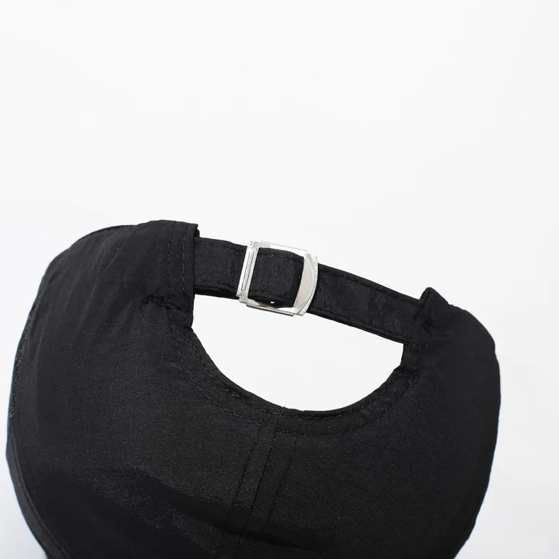 Men Quick Dry Baseball Cap Breathable Mesh Sun Hat Lightweight Adjustable