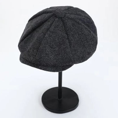 Retro Newsboy Caps Men Octagonal Hats British Painters Hats