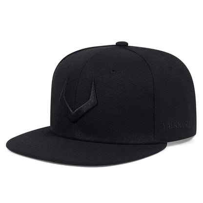 Fashionable Hip Hop Hat V Embroidered Street Skateboarding Hat Daily Leisure Sunshade Baseball Hat