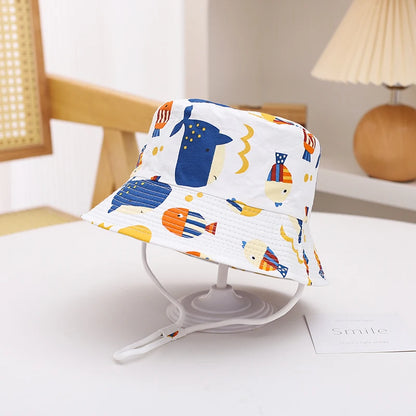 New Children Bucket Hats Panama Summer Baby Sun Hat