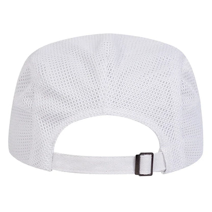 Men New York Label Mesh Breathability Newsboy Caps
